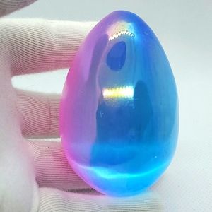 Selenite/Gypsum/Satin Spar Egg Pink and Blue Is it A Girl or A Boy?